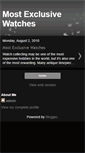 Mobile Screenshot of mostexclusivewatches.blogspot.com