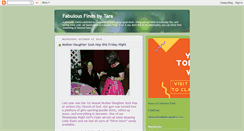 Desktop Screenshot of fabulousfindsbytara.blogspot.com