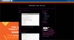 Desktop Screenshot of ghostofpula.blogspot.com