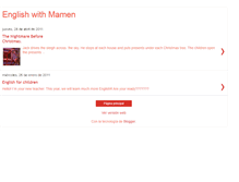 Tablet Screenshot of englishwithmamen.blogspot.com