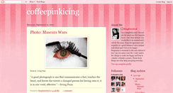 Desktop Screenshot of coffeepinkicing.blogspot.com