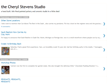 Tablet Screenshot of cherylstevensstudio.blogspot.com