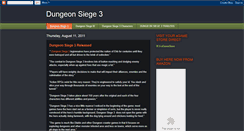 Desktop Screenshot of dungeonsiege-3.blogspot.com