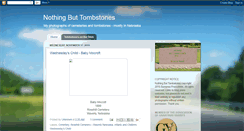 Desktop Screenshot of nothingbuttombstones.blogspot.com