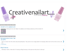 Tablet Screenshot of creative-nailart.blogspot.com