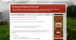 Desktop Screenshot of elblogdetrabajoprofesional.blogspot.com