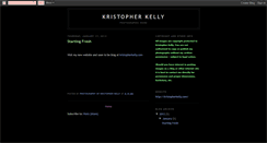 Desktop Screenshot of kristopherkellyphotography.blogspot.com