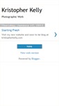 Mobile Screenshot of kristopherkellyphotography.blogspot.com