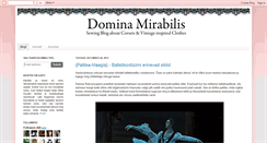 Desktop Screenshot of dominamirabilis.blogspot.com