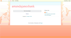 Desktop Screenshot of amandajaneshank.blogspot.com