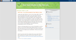 Desktop Screenshot of beat-yeast-infection-in-man.blogspot.com