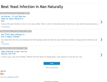 Tablet Screenshot of beat-yeast-infection-in-man.blogspot.com