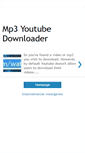 Mobile Screenshot of mp3-youtube-downloader.blogspot.com