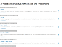 Tablet Screenshot of freelancemother.blogspot.com