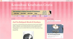 Desktop Screenshot of konsultasikesehatangratis.blogspot.com