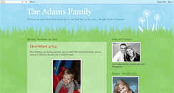 Desktop Screenshot of gregandtammyadams.blogspot.com