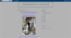 Desktop Screenshot of chroniquesdupotager.blogspot.com