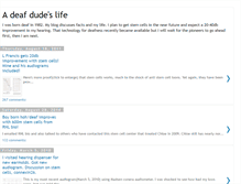 Tablet Screenshot of deafdude1.blogspot.com