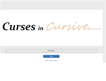 Tablet Screenshot of cursesincursive.blogspot.com