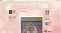 Desktop Screenshot of janneshobbyblogg.blogspot.com