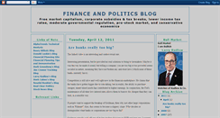 Desktop Screenshot of financeandpolitics.blogspot.com