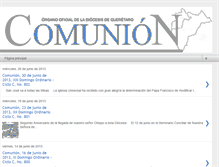 Tablet Screenshot of comunionqro.blogspot.com