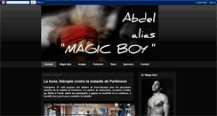 Desktop Screenshot of magikboy.blogspot.com