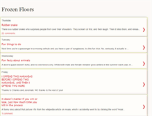 Tablet Screenshot of frozenfloors.blogspot.com