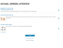 Tablet Screenshot of michael-herrera-interview.blogspot.com
