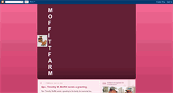 Desktop Screenshot of moffittfarm.blogspot.com