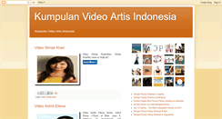 Desktop Screenshot of kumpulan-video-artis-indonesia.blogspot.com