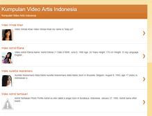 Tablet Screenshot of kumpulan-video-artis-indonesia.blogspot.com