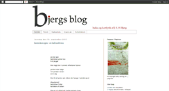 Desktop Screenshot of bjergsblog.blogspot.com