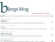 Tablet Screenshot of bjergsblog.blogspot.com