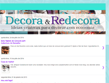 Tablet Screenshot of decoraeredecora.blogspot.com
