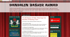 Desktop Screenshot of dandalinbashir.blogspot.com