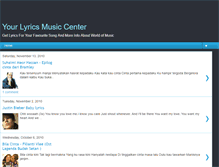Tablet Screenshot of lyric-yourmusicenter.blogspot.com