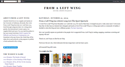 Desktop Screenshot of fromaleftwing.blogspot.com