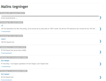 Tablet Screenshot of malinstegninger.blogspot.com