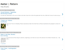 Tablet Screenshot of matterpattern.blogspot.com