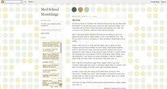 Desktop Screenshot of medschoolblog.blogspot.com