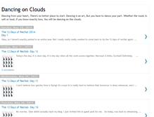 Tablet Screenshot of imdancingonclouds.blogspot.com