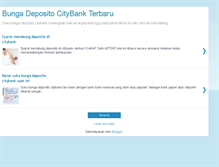 Tablet Screenshot of bunga-deposito-city-bank.blogspot.com