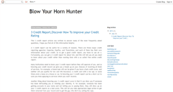 Desktop Screenshot of blowyourhornhunter.blogspot.com