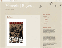 Tablet Screenshot of marcelareyesart.blogspot.com