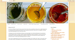 Desktop Screenshot of juliasvegankitchen.blogspot.com