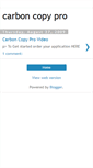 Mobile Screenshot of carboncopyprovideo.blogspot.com