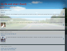 Tablet Screenshot of mylifeandwhatiheart.blogspot.com