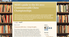 Desktop Screenshot of commonwealthchess.blogspot.com