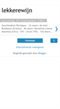 Mobile Screenshot of lekkerewijn.blogspot.com